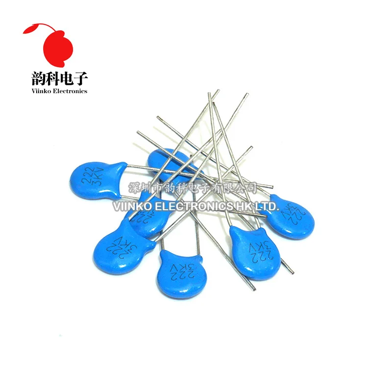 

20pcs High voltage Ceramic Capacitor 3KV 5PF 10PF 15PF 20PF 22PF 27PF 30PF 47PF 56PF 100PF 220PF 1NF 2.2NF 3.3NF 4.7NF 10NF