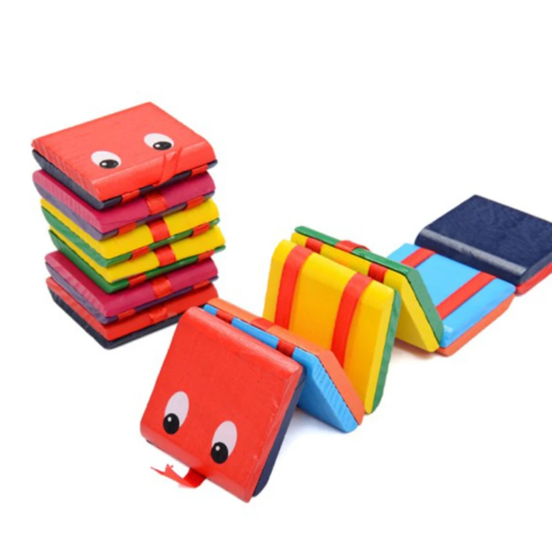 

2018 Hot EHBqna Fun Eyes Snakes Flip Board Magic Book Toys Attractive Children Colorful Baby Intelligence Early Education Toys