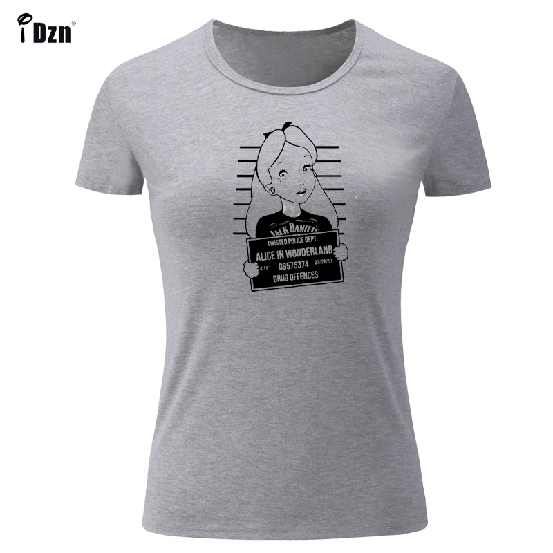 Футболка iDzn Rebel Tattoo Alice футболки с принцессой женская коротким рукавом