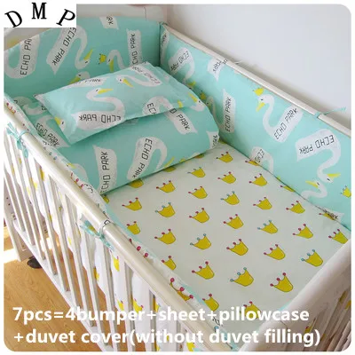 

Discount! 6/7pcs Infant Bedding Set Baby Bedding Set for Newborn Designer Baby Bedding Set,120*60/120*70cm