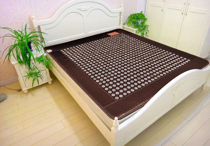  Full body foldable health care thermal heating jade mattress High quality Far Infrared Jade heating