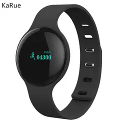 Karue Bluetooth 4,0 Цепочки и ожерелья шаг счетчик спортивной деятельности Фитнес трекер Smart браслет на запястье чем Fit бит H8