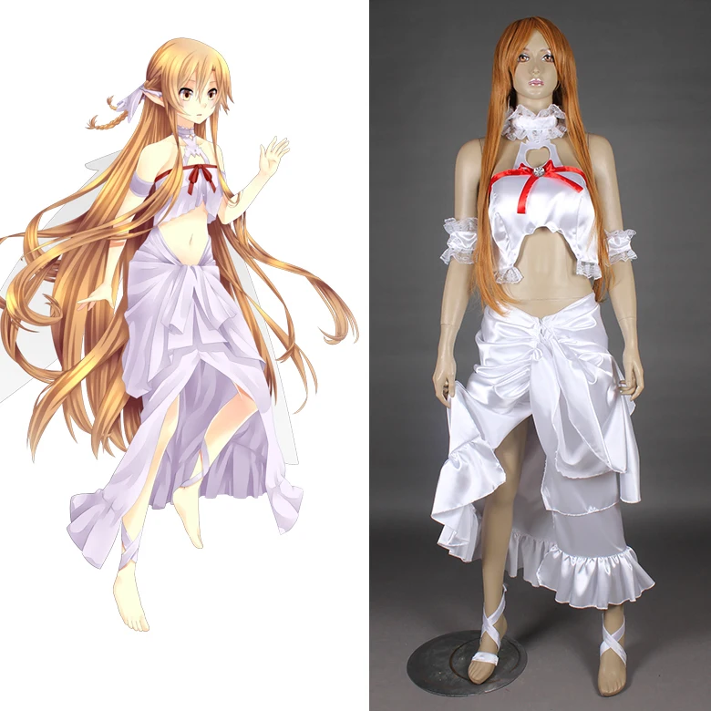 2016 Best japanese font b anime b font Sword Art Online Asuna font b Cosplay b