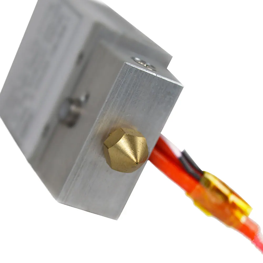 ZONESTAR смешанные Цвет Hotend, двойной экструдер, полностью закрытый корпус с двумя 2-в-1-из 12 в 40 Вт нагреватель 100 к NTC B3960 термистор 1,75 мм нити
