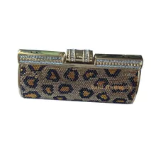 Frauen Gold Abend Handtasche und Silber Kristall Box Kupplungen Abendtaschen