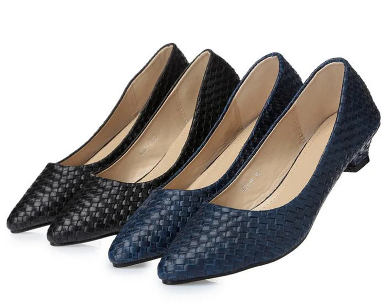 CEYANEAONew/Модная Офисная Женская обувь на низком каблуке; женские тонкие туфли-лодочки; Женская осенне-Весенняя Рабочая обувь с острым toe35-41blackblueE2019