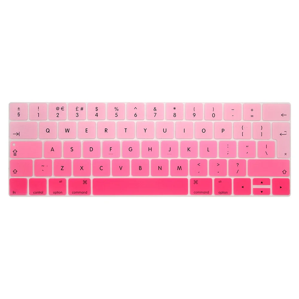 Новая силиконовая защитная пленка для клавиатуры наклейки MacBook с сенсорной