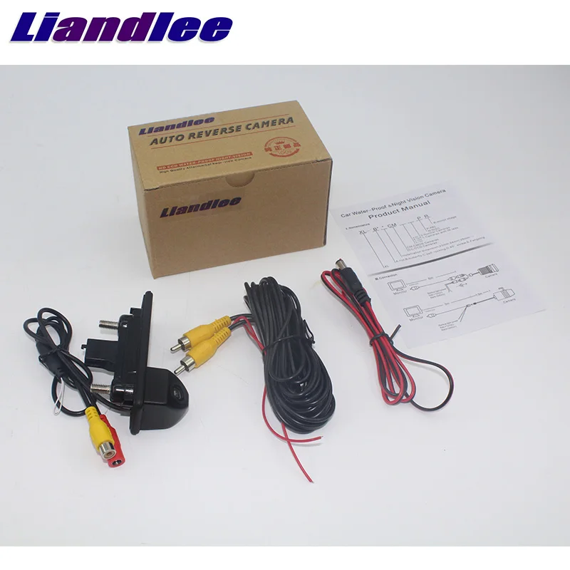 LiandLee Car Trunk Handle Rear View Reversing Parking Camera For Audi A1 8X 2010~2018 (7)