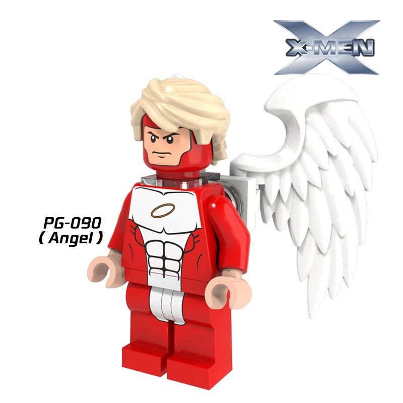 

1PC X-Man Angel diy figures Avengers Superhero Archangel Warren Worthington III Building Blocks Bricks For Kids DIY Toys Xmas