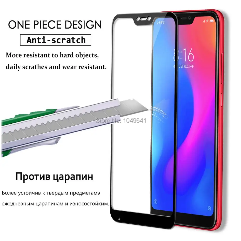 KXM1373_2_Full Coverage Glass For Xiaomi Mi A2 Lite 5.84 inch Screen Protector Protective Film
