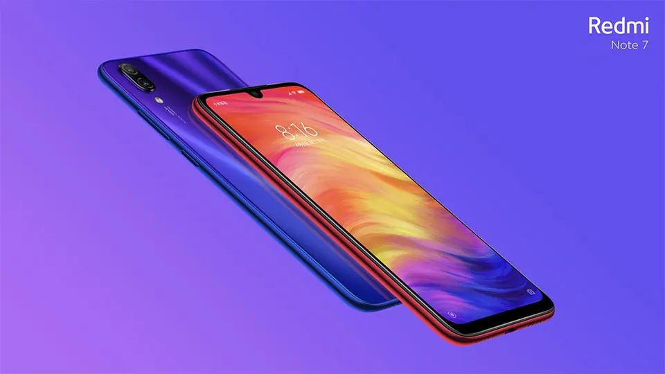 Глобальный Встроенная память Xiaomi Redmi Note 7 64 Гб Встроенная память 6 ГБ Оперативная память 2340*1080 6,3 дюйма, разрешение Full Экран Snapdragon 660 Octa Core 4000 мАч 48+ 13 Мп мобильного телефона из закаленного стекла