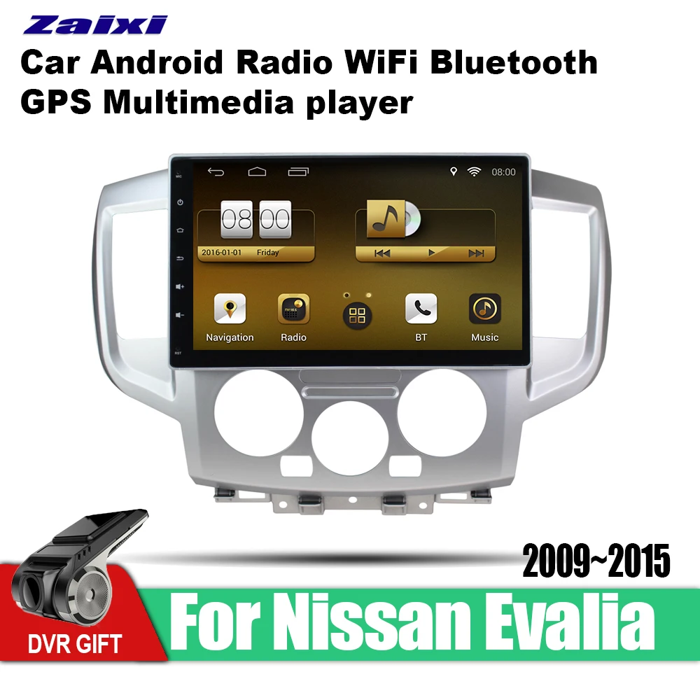 

ZaiXi 10.1 Inch 2Din Android Car Radio Wifi Autoradio HD Bluetooth Tochscreen GPS Multimedia Player For Nissan Evalia 2009~2015