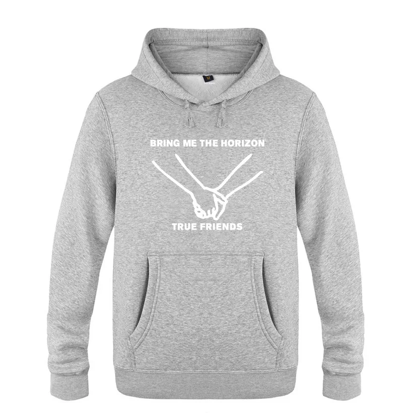 Мужские толстовки с капюшоном Music Rock BRING ME THE HORIZON TRUE толстовка с капюшоном для друзей мужские флисовые толстовки с длинными рукавами в стиле хип-хоп - Цвет: 16