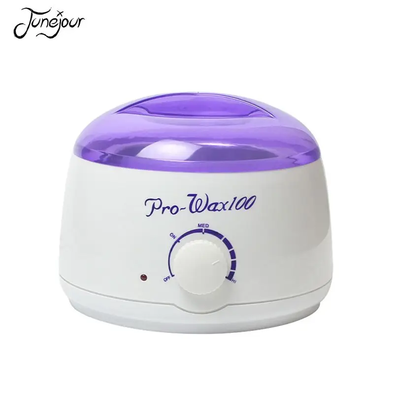 

JUNEJOUR Professional Women 100W Barnacle Hair Removal Small Wax Pot Mini Wax Machine Warm Heating EU Electric Hair Removal Tool