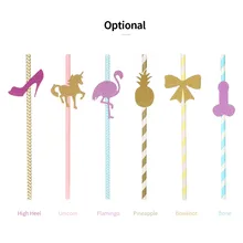 50 Единорог Бумага соломка-золото, пастельный розовый, фиолетовый, мяты и синий трубочки-Пастель Единорог вечерние украшения-Пастель Birt