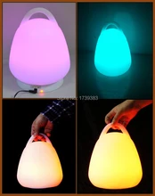 Newest Design unbreakable remote control LED Portable glowing lights Rechargeable waterproof for Daily use/indoor Decorative