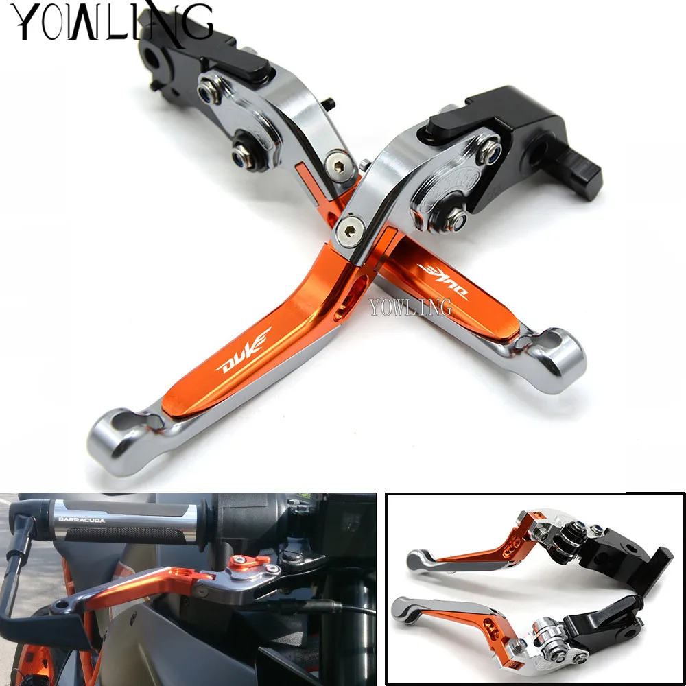 

for KTM motocross Aluminum Brake Clutch Levers Motorcycle Racing Adjustable lever For KTM DUKE 125 DUKE 200 DUKE 390 DUKE 690