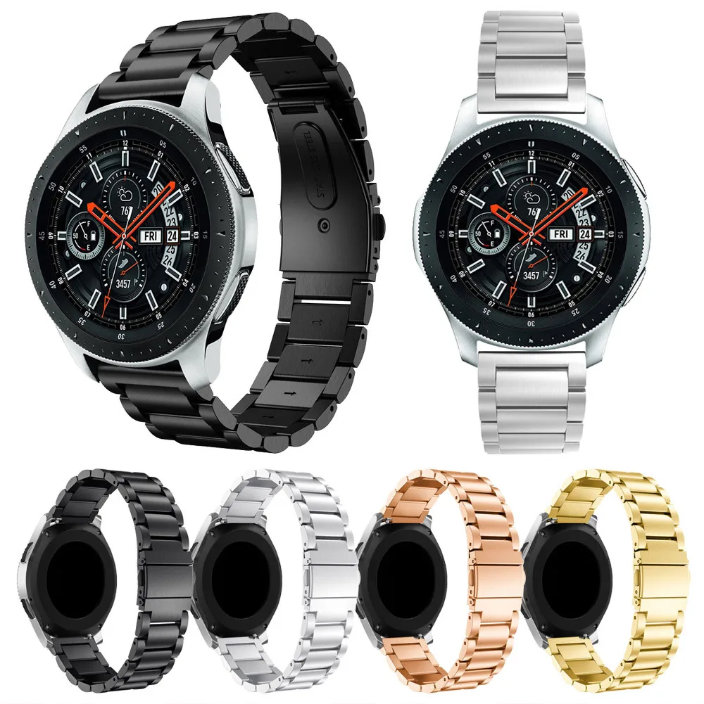 Fashion replace WatchBand Luxury Stainless Steel Watchband Replacement Strap For Samsung Galaxy Watch 46mm | Наручные часы