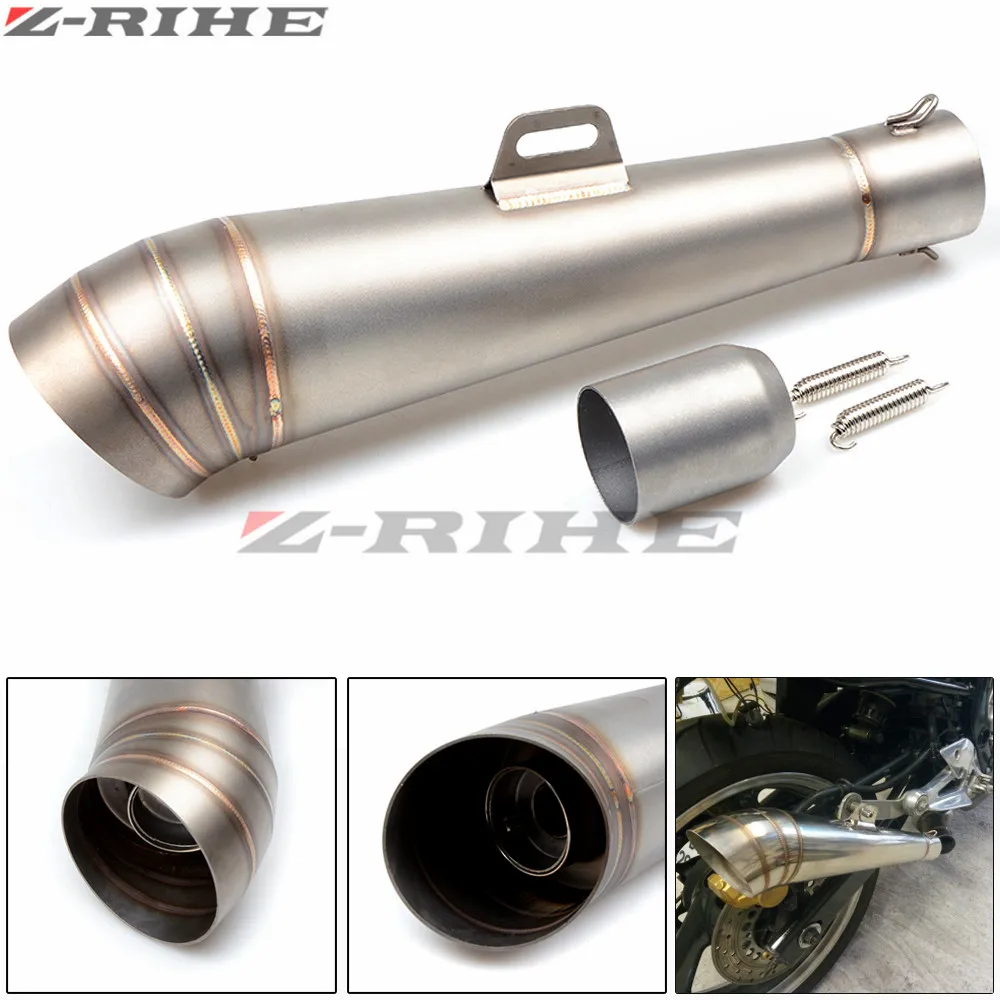 UNIVERSAL 36mm 51mm MOTORCYCLE Escape Muffler carbon fiber EXHAUST pipe