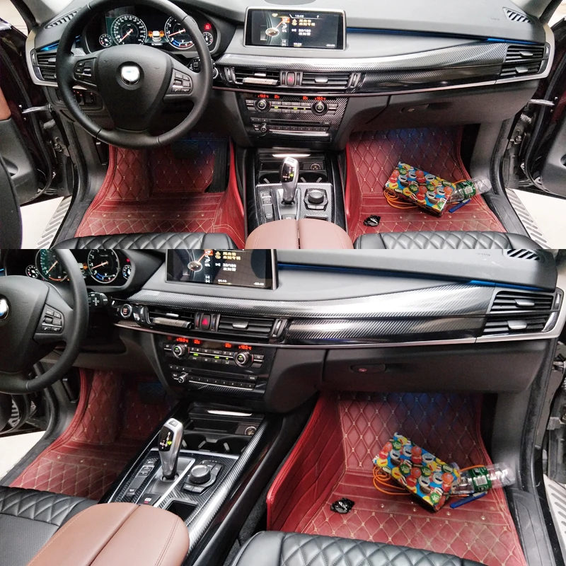 Poignée de porte intérieure en fibre de carbone LHD RHD de remplacement,  pour BMW F15 F16 X5 X6 2014 – 2019 - AliExpress
