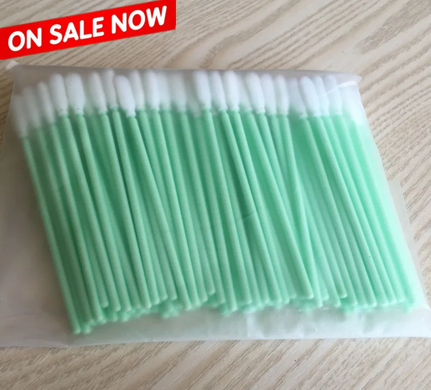 

100 pcs Flexible Tip Foam Swabs small Sticks cleaning buds swabstick clean - Great for flux removal and capillary cleaning Small