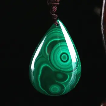 

Malachite Necklace Pendant Water Drop Jades Pendant Jades Jewelry Fine Jewelry