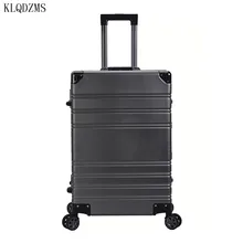 KLQDZMS горячий чемодан 20 дюймов переноска для женщин Путешествия вращающийся багажник на колесах 24 дюймов Мужская тележка suicase