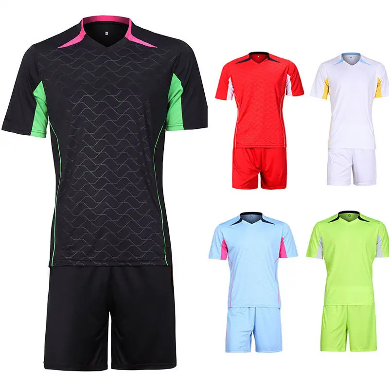 Men's Scoccer Football Trainning Jersey Sportwear Short Sleeve Shirt