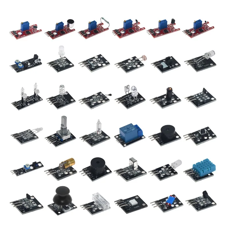 

37 in 1 Box Sensor Kit Basic Module Suite for Arduino Free Shipping