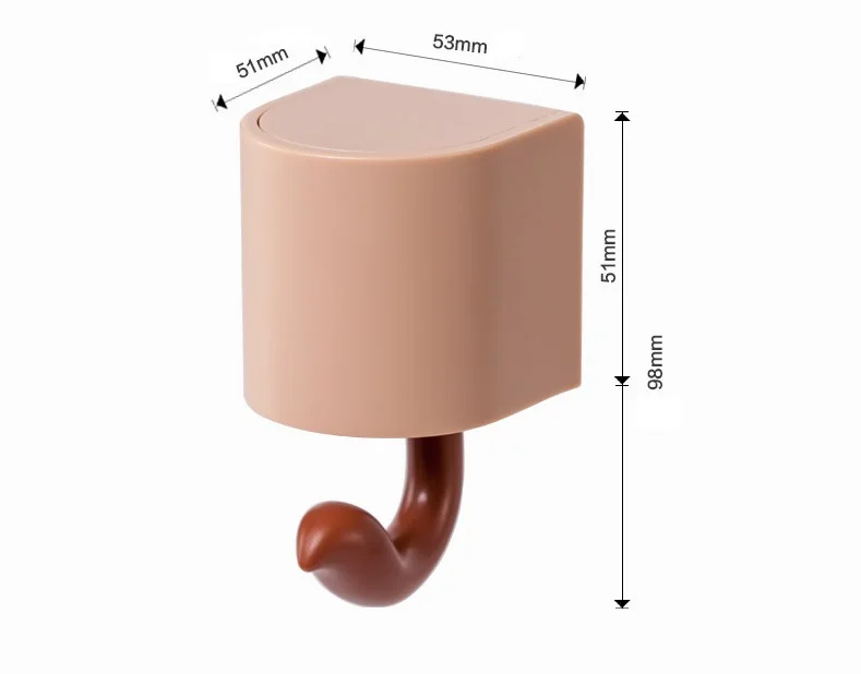 Креативный растягивающийся крючок с белкой, настенный крючок, держатель для ключей, настенная домашняя отделка кухни, крючок, аксессуары для ванной комнаты, вешалка для одежды