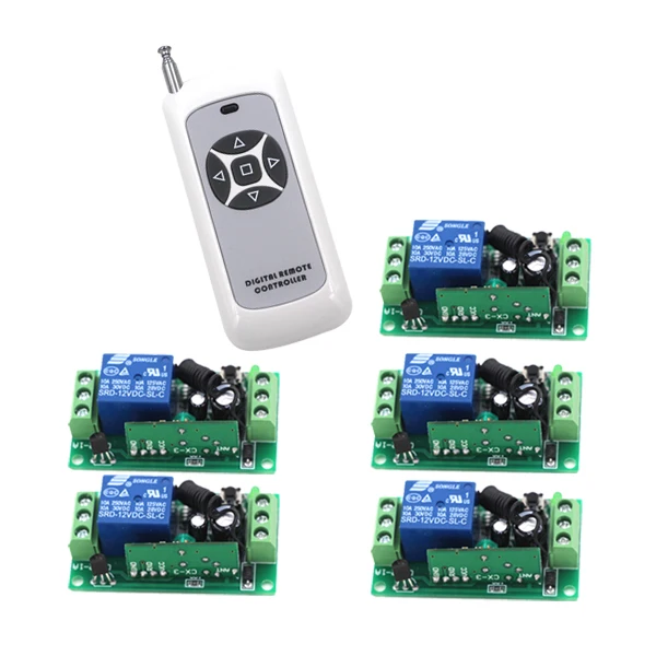 

DC9V 1CH RF Wireless Remote Switch Receiver&Transmitter Light Lamp LED ON OFF Switch 10A Relay Momenrary Toggle 315Mhz
