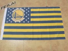 Golden State Warriors Flag 3×5 FT 150X90CM Banner 100D Polyester NBA flag , free shipping