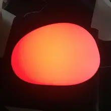 LED Mood Magic Night Lamp rechargeable color change led big pebble Stone Lamps for Christmas Decoration free shipping 1pc led rgbw colorful color change christmas trees decoration wedding furniture decoration lamp