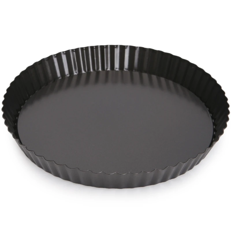 

8 Inch Non Stick Pizza Pan Quiche With Removable Loose Bottom Quiche Tart Pie
