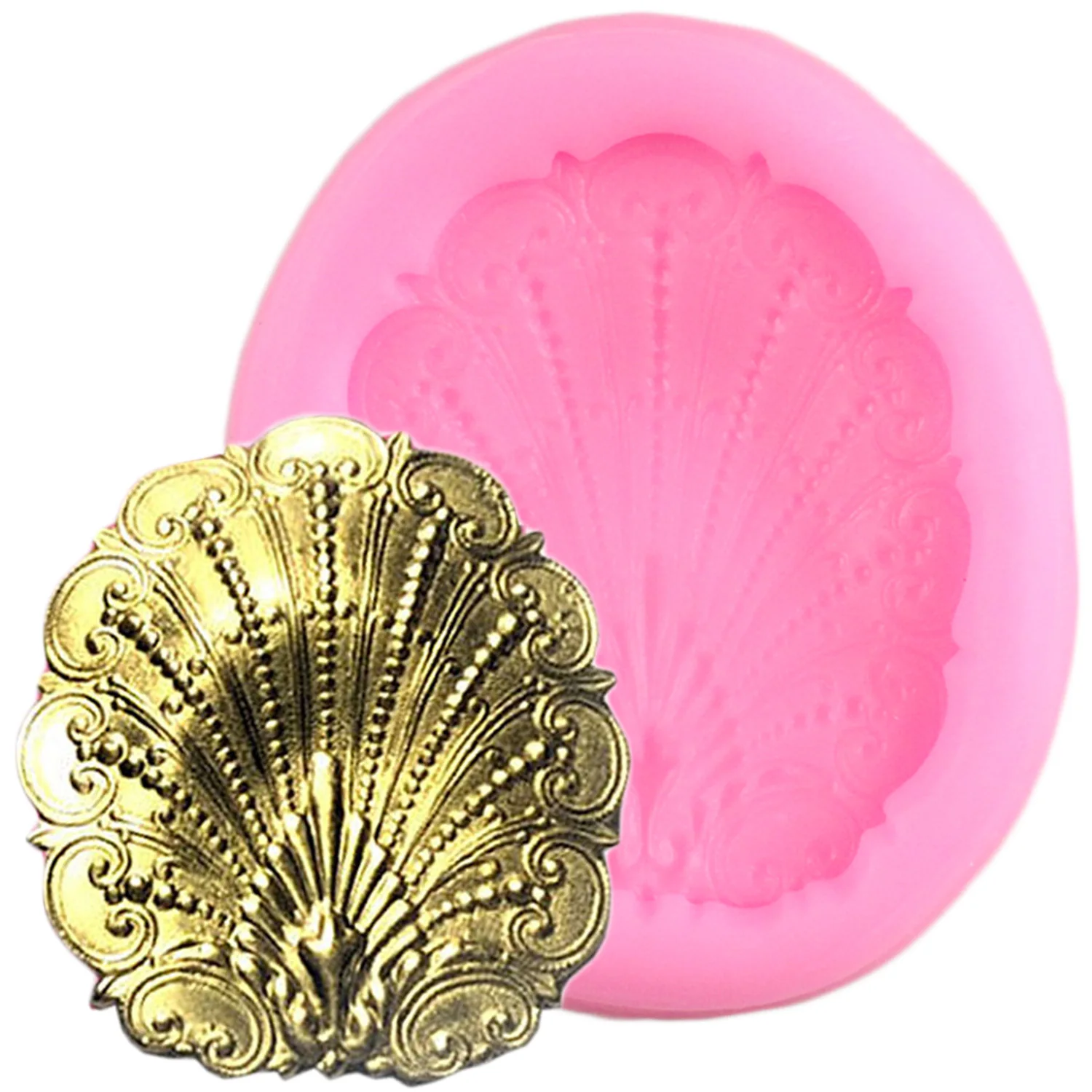 

3D Shell Silicone Mold Baby Birthday Party Cake Decorating Tools Cupcake Topper Kitchen Baking Fondant Chocolate Candy Moulds