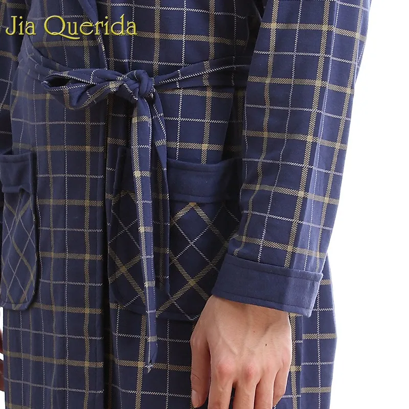 Mens Robe Cotton Long Sleeve Navy Nightgown Peignoir Bathrobe Plaid Bathrobe Bath Kimono Robe Yukata Mens Cotton Sleepwear Robes Mens Robe Cotton Long Sleeve Navy Nightgown Peignoir Bathrobe Plaid Bathrobe Bath Kimono Robe Yukata Mens Cotton Sleepwear Robes