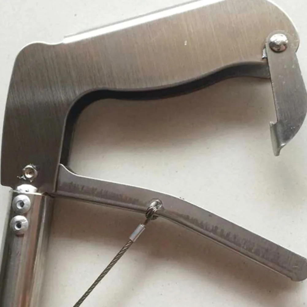 Inoxidável Cobra Alicate Dobrável Tong Vara Grabber Catcher Caça Ferramenta Aço 18 Aço inoxidável cobra alicate dobrável tong vara