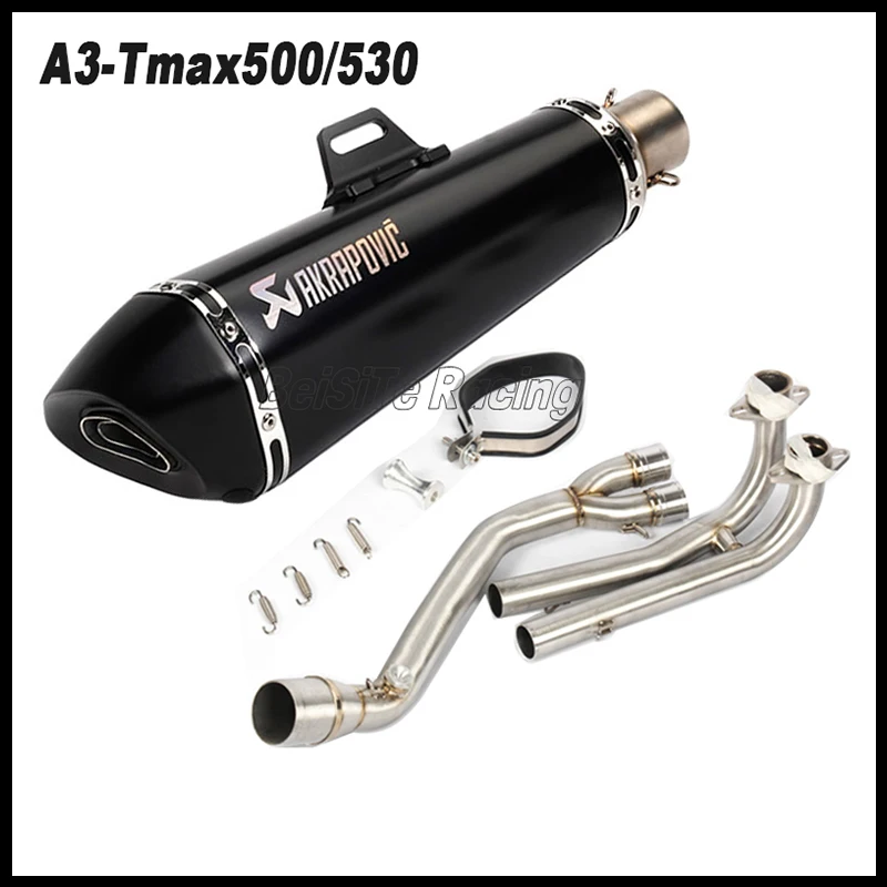 Слипоны для Yamaha TMAX 530 500 TMAX530 TMAX500 2008 2016 мотоцикл Akrapovic глушитель Escape полная