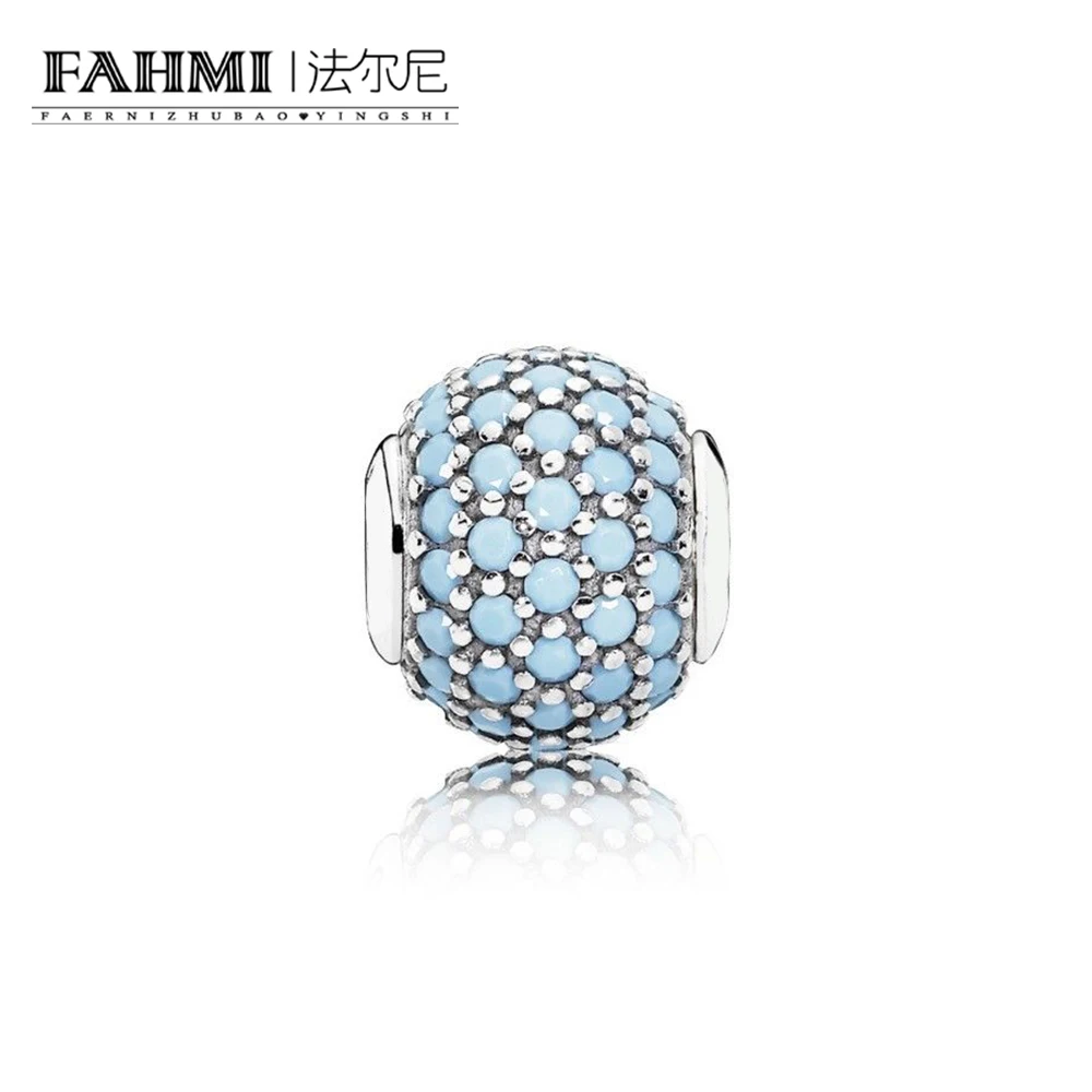 

FAHMI 100% 925 Sterling Silver 1:1 Genuine Charm WISDOM Charm E Series Original Women Wedding Vintage Jewelry 796065NTQ