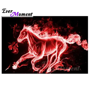 

Ever Moment Horse Diamond Painting Full Square Drill Cross Stitch 5D DIY Picture Of Rhinestone Mosaic Diamond Embroidery S2F1415