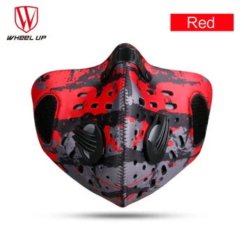 

Red/Black/Blue/Green Cycling Mask Pollution Filter Face Masks Half MTB Bike Bicycle Dust Sport Snow Ski Running Cycling Mask