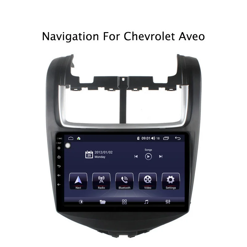 9 &quotAndroid 8 1 core 4G ram 64G rom 1DinGPS навигация автомобильное радио для Chevrolet Aveo с Carplay/4G LTE |