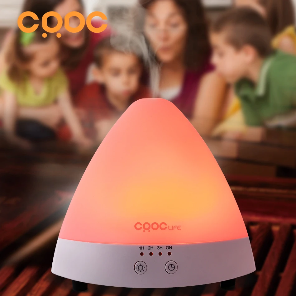 

CRDC Aromatherapy Essential Oil Diffuser Ultrasonic Cool Mist Aroma Humidifier LED Lights for Yoga Office Bedroom Baby Room