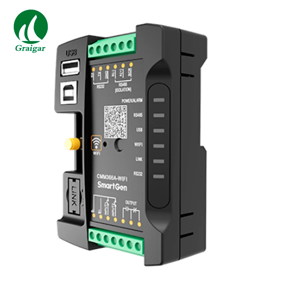 Smartgen CMM366A-WIFI облачный мониторинг коммуникационный модуль с портом RS485, usb-портом, портом связи или портом RS232