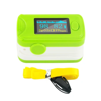 

CE FDA Sound alarm,Beep,SPO2 PR setting, OLED Fingertip Pulse Oximeter Bood Oxygen SPO2 PR PI Respiration Rate Monitor