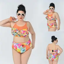 Sexy See Through Bikinis Women Swimsuit High Waisted Bathing Suits Swim Top Push Up Bikini Set Beach Plus Size Swimwear XXXL