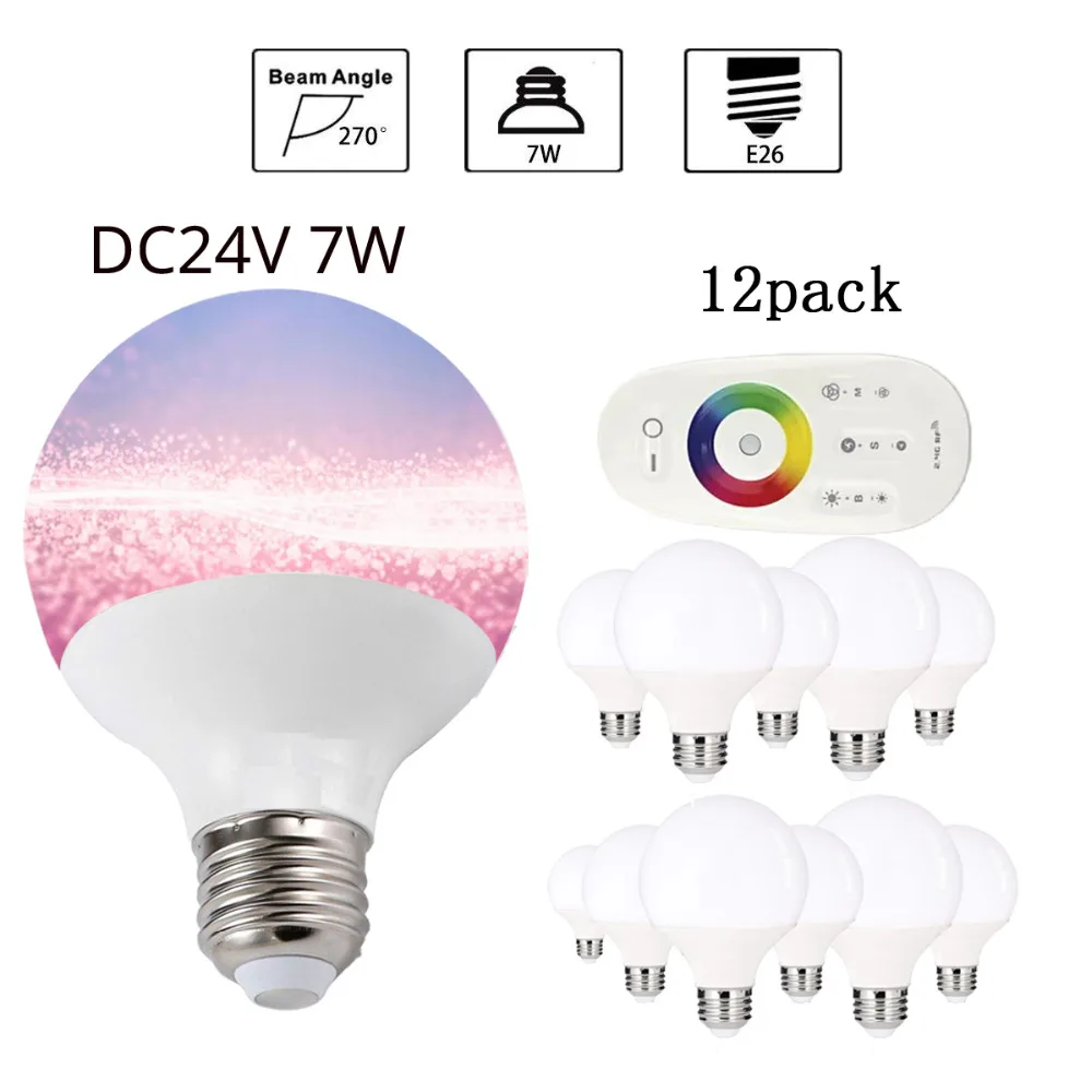 

DC24V G25 2.4G remote control Rmirror light bulb Globe bulb kits Makeup Vanity Table Set in Dressing Room