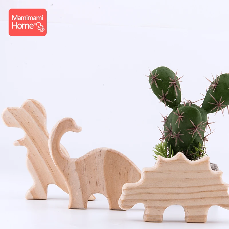 

Mamihome Baby Wooden Teether Maple Wooden Dinosaurs Rodent Toys Home Decor Toys Decoration Baby Tooth Car Children'S Goods Girl