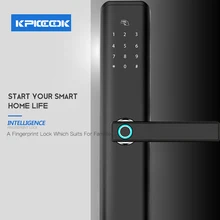KPIOCCOK, Bluetooth, умный дверной замок, приложение, пароль, IC карта, отпечаток пальца, замок 360*70*30 мм, механический ключ, электронный дверной замок X5
