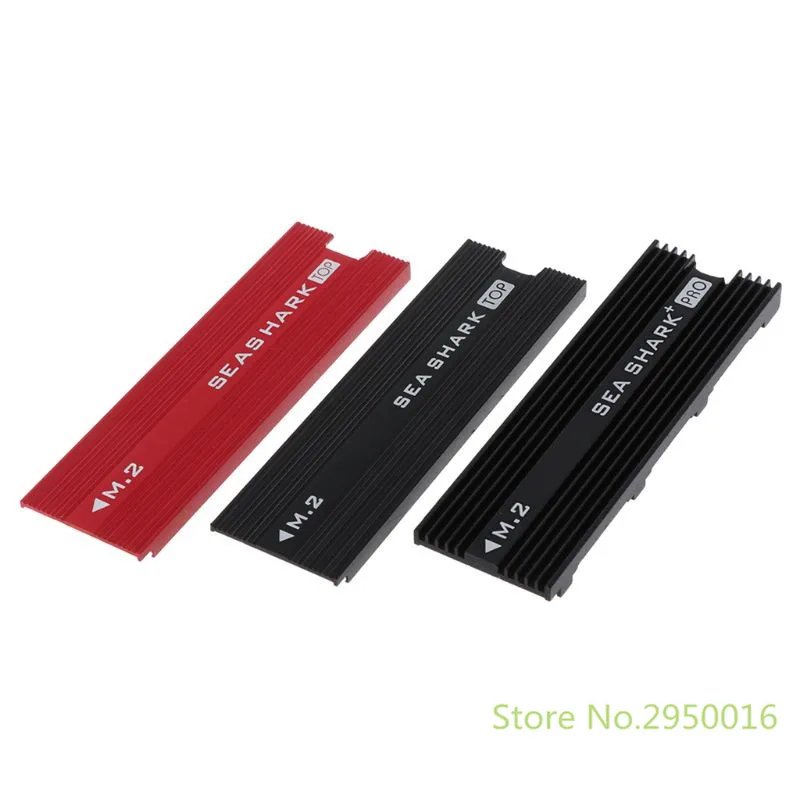 Алюминиевый теплоотвод NVME NGFF M.2 охлаждение U.2 теплопроводность силиконовый